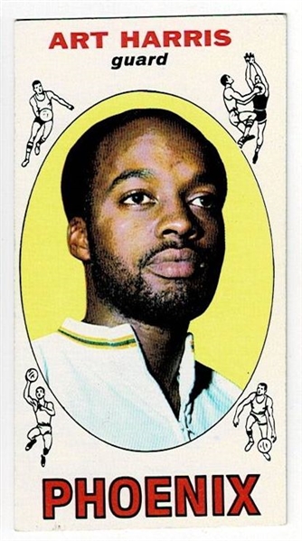 1969 Topps Basketball #76 Art Harris - Phoenix Suns
